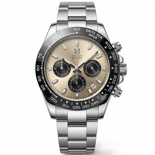 Chronographe 40 mm Silver Panda